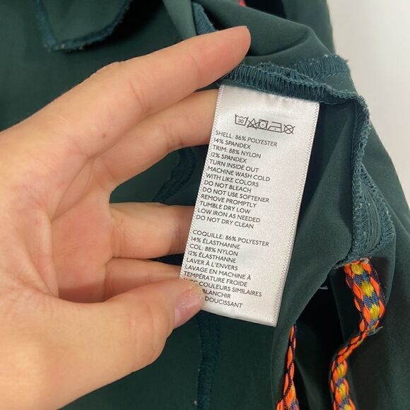 Without Walls Green Floral Button Up Jacket Size XS - Picture 6 of 8